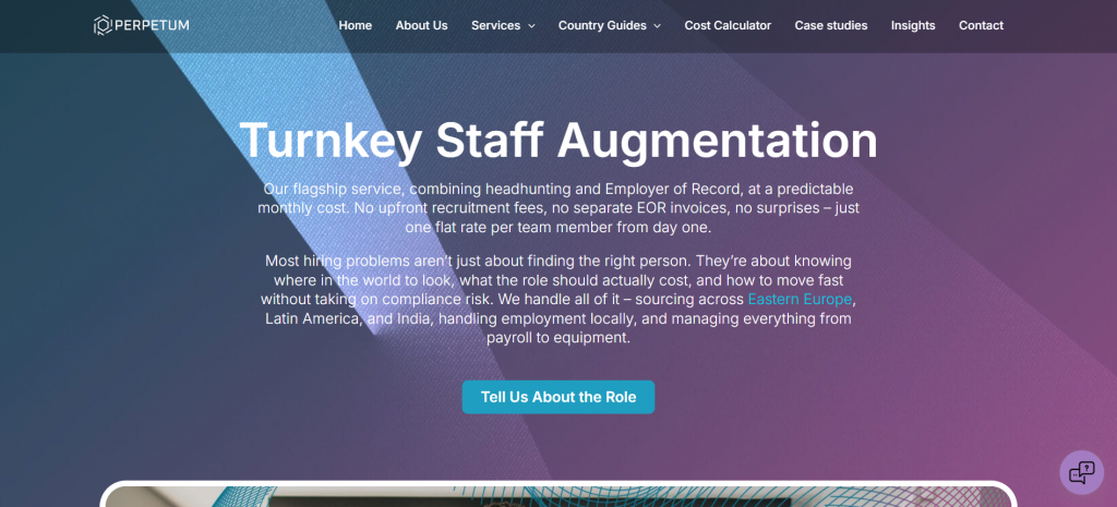perpetum turnkey staff augmentation