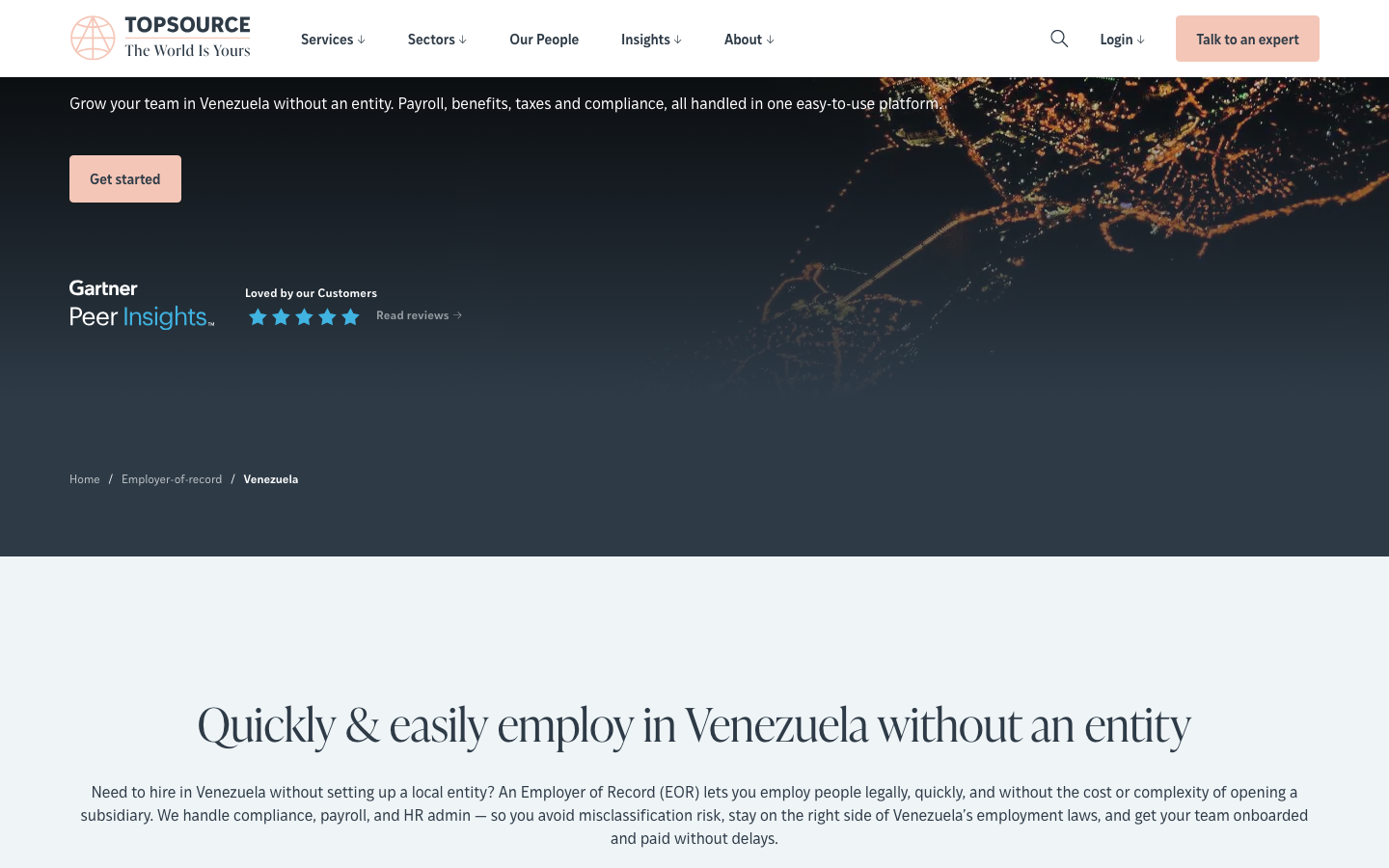 topsource worldwide venezuela overview