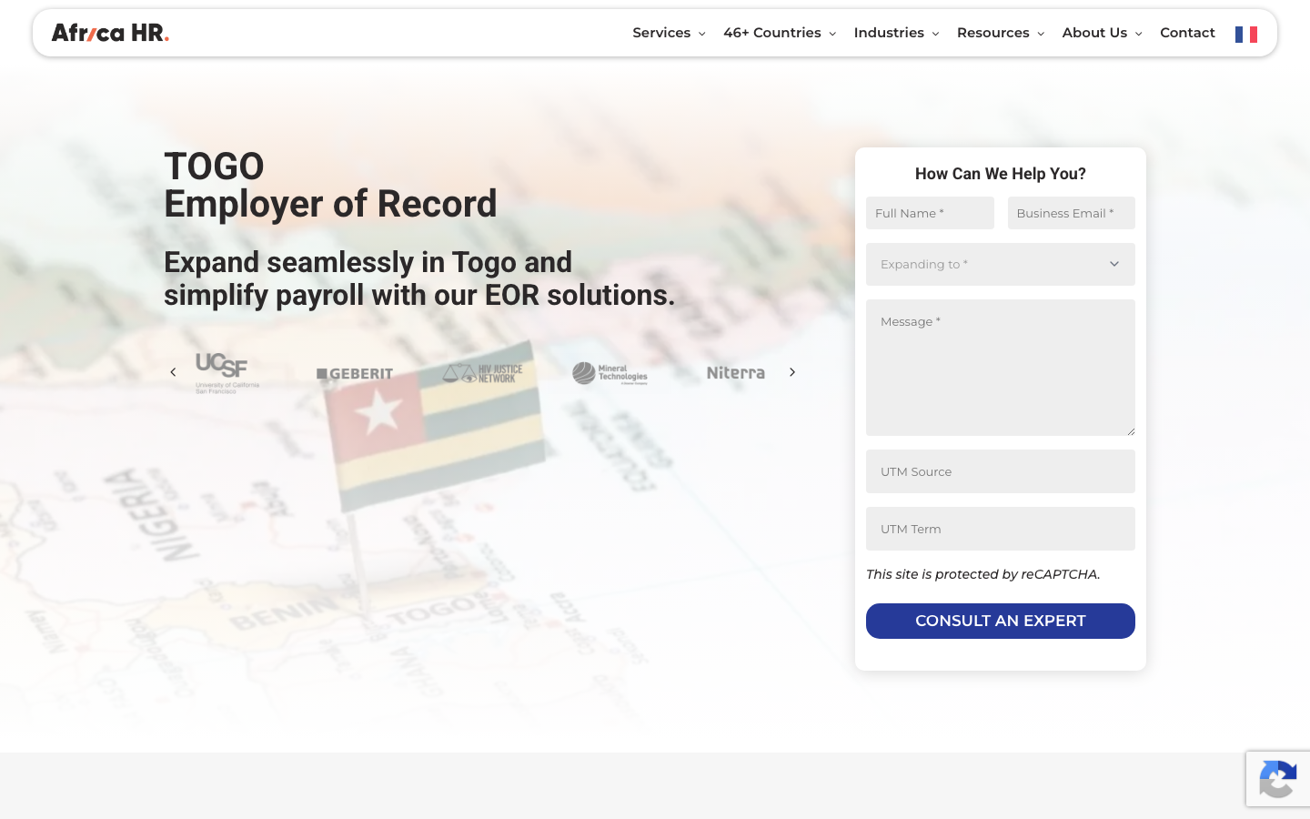 africa hr solutions togo overview