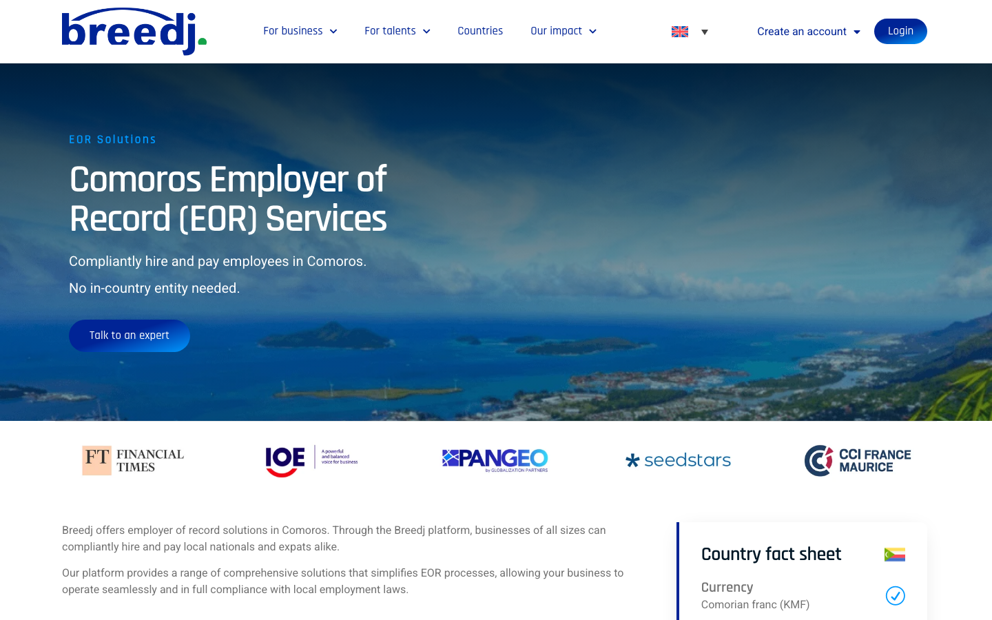 breedj comoros overview