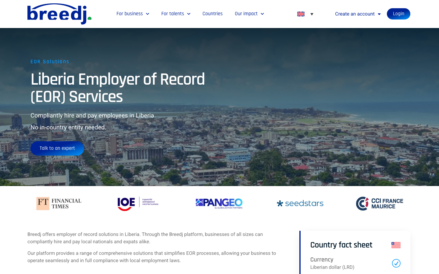 breedj liberia overview