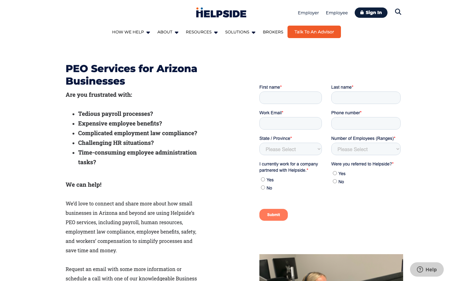 helpside arizona overview