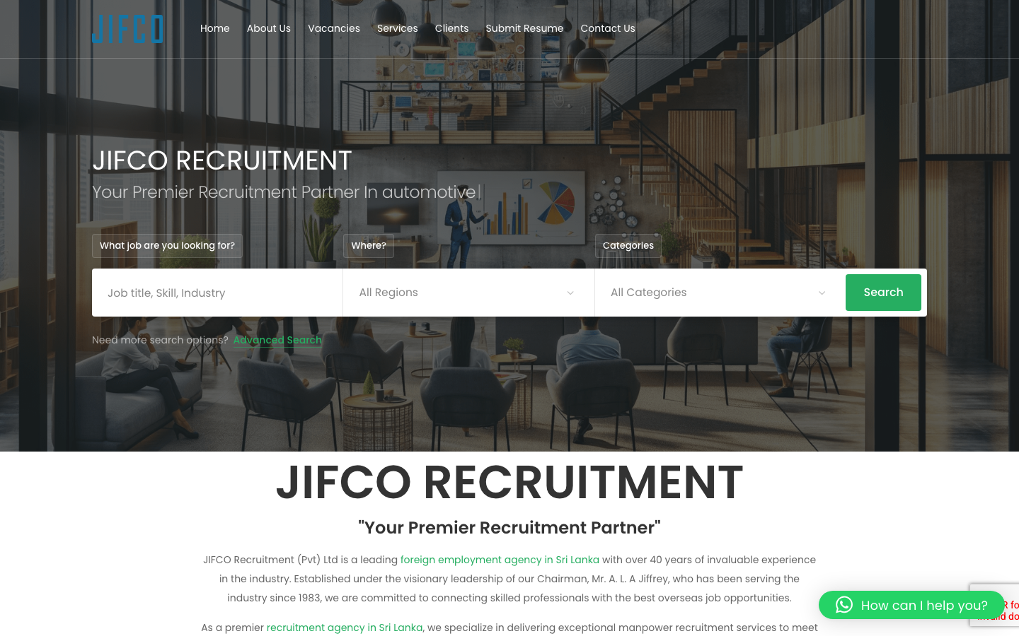 jifco recruitment review