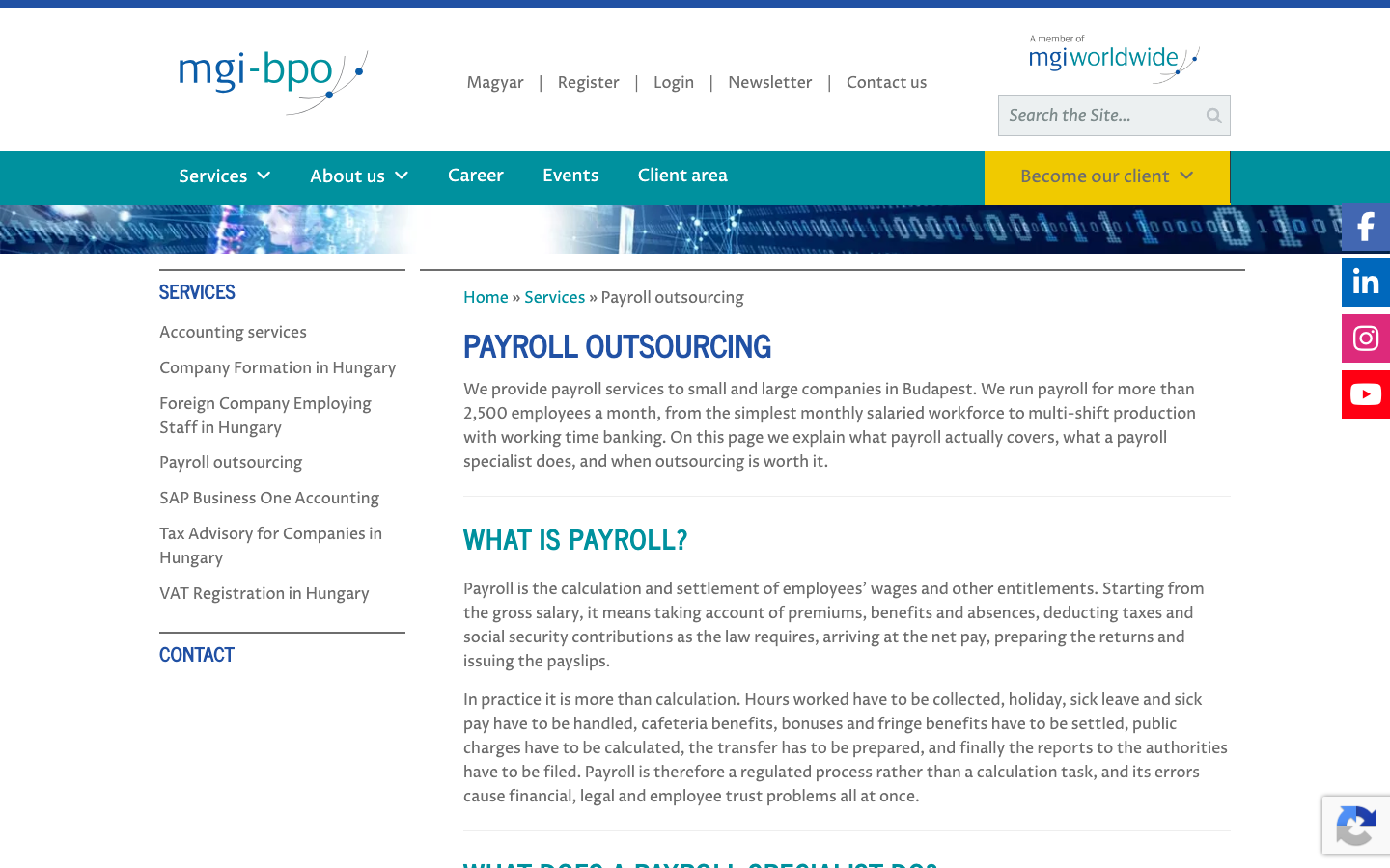 mgi-bpo solutions kft overview