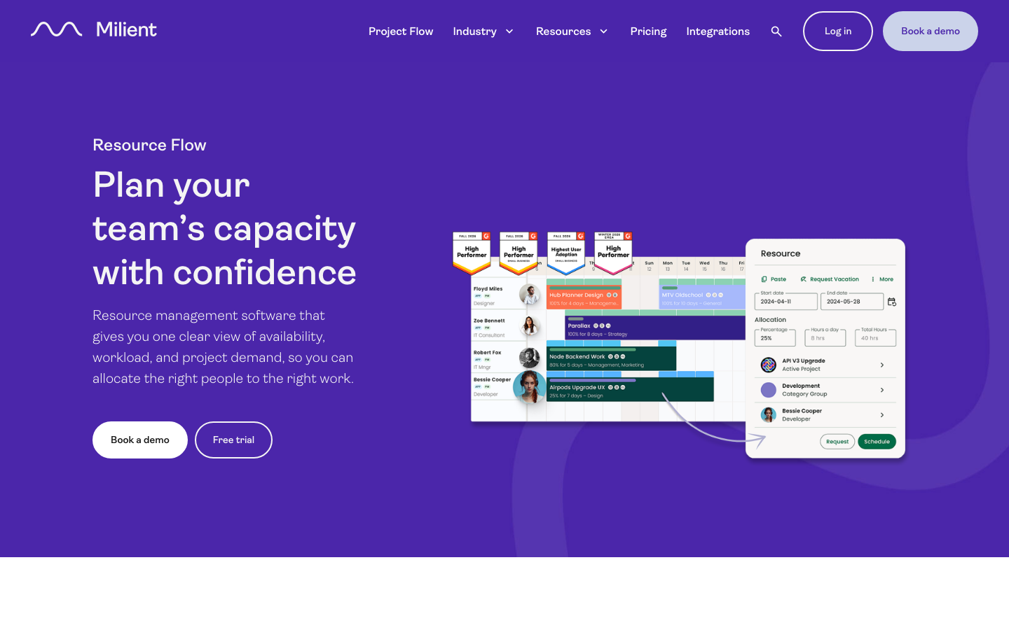 milient resource flow review