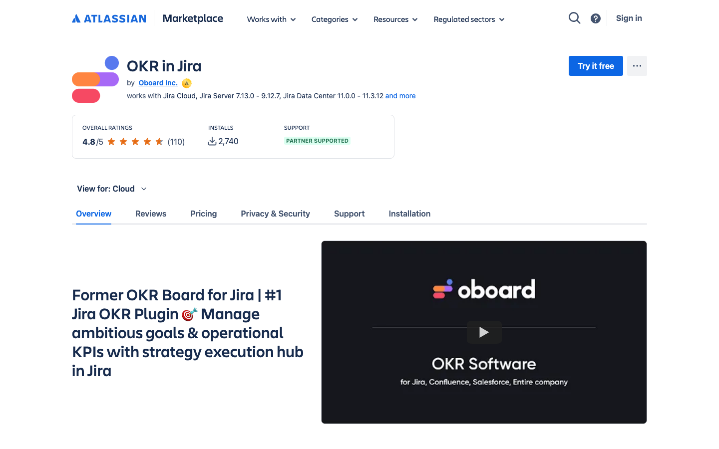 okr in jira review
