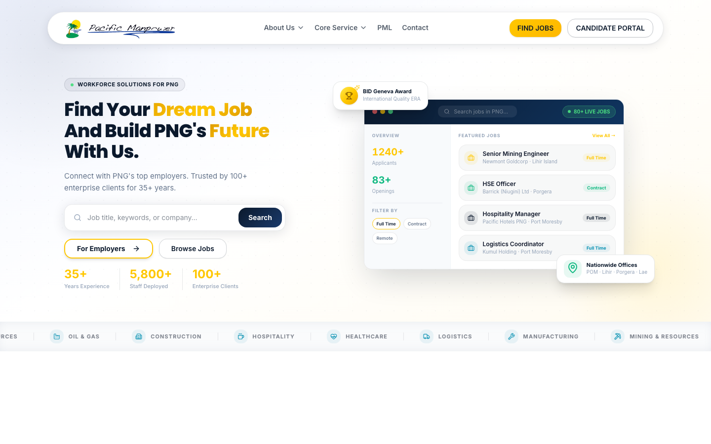 pacific manpower png limited overview