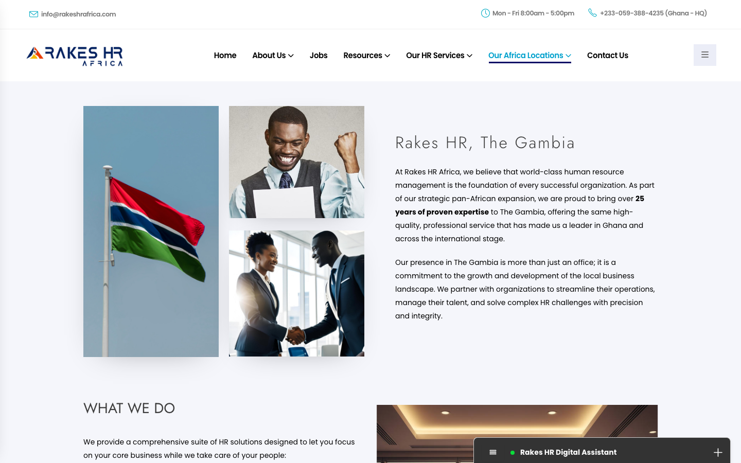 rakes hr africa overview