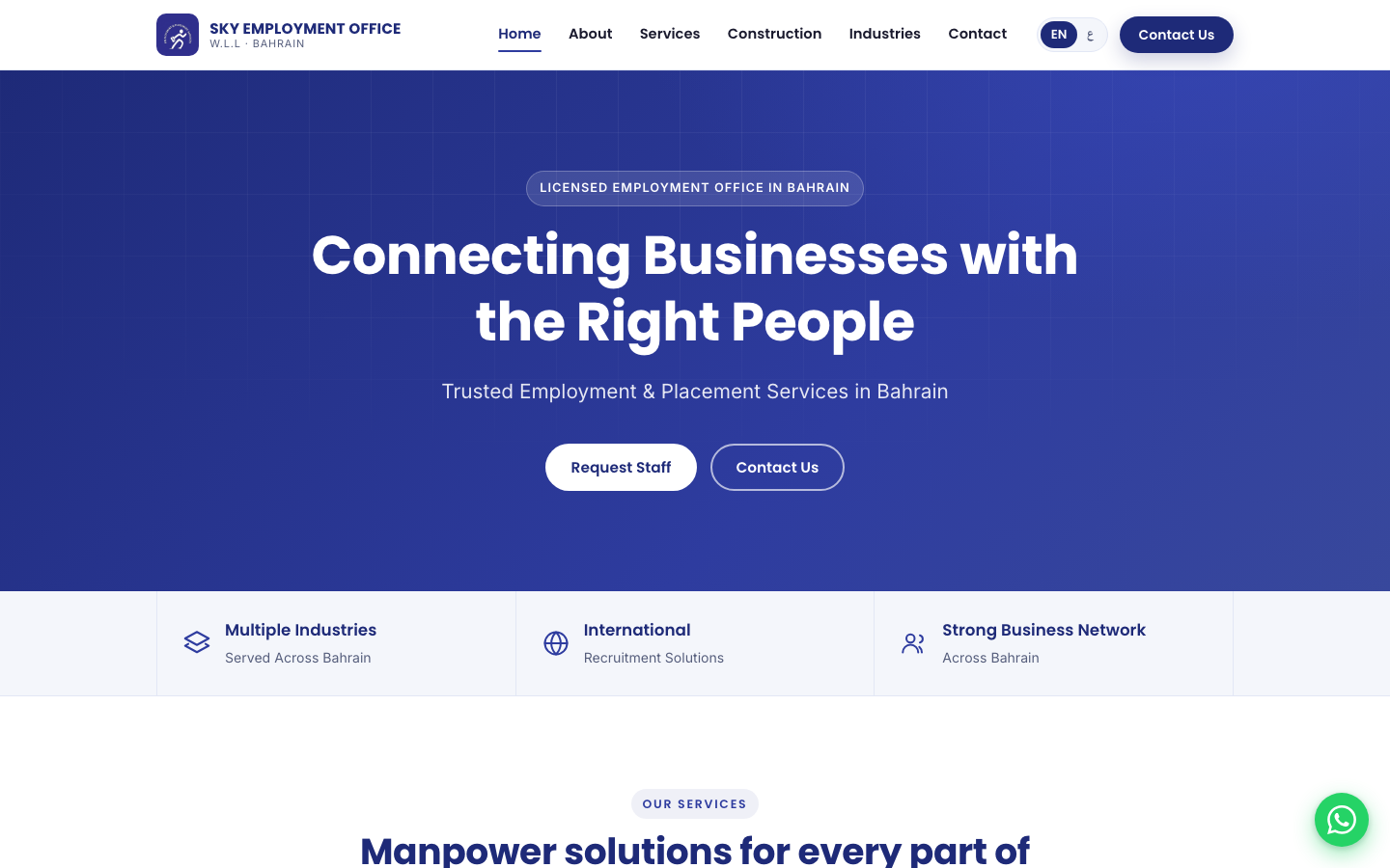 sky employment office w l l review