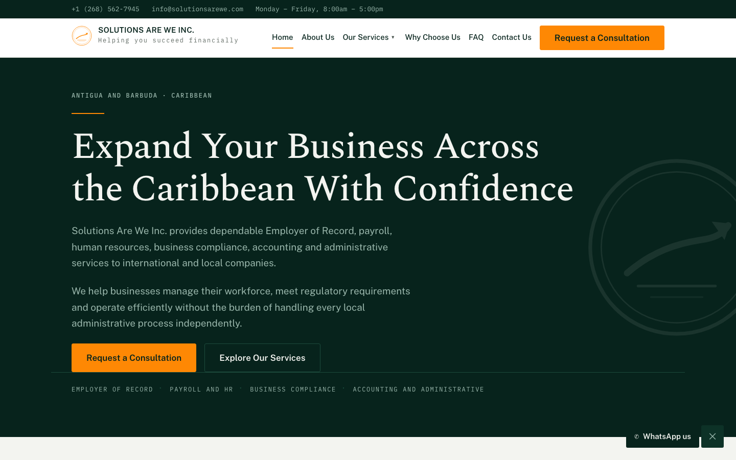 solutions are we inc antigua and barbuda overview