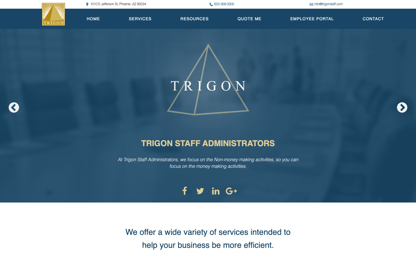 trigon staff administrators review