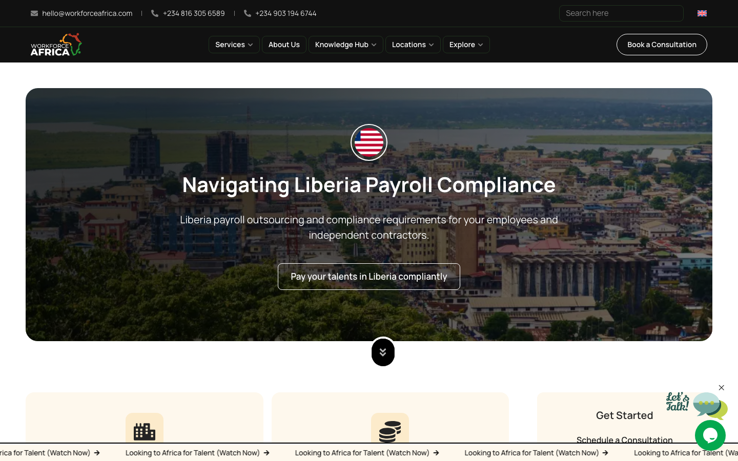 workforce africa liberia overview