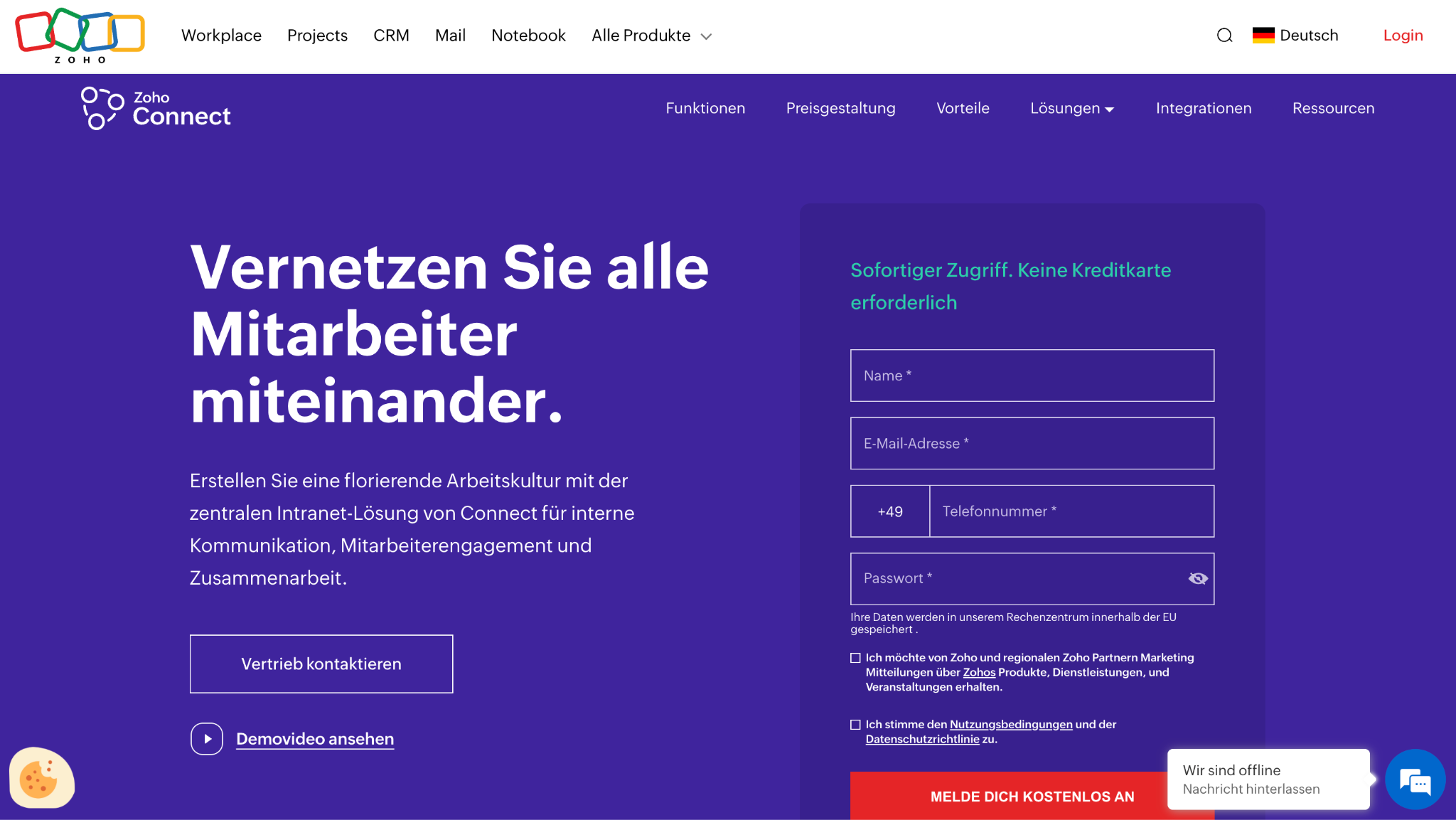 zoho connect review